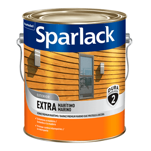 Tinta Verniz Marítimo Extra Brilhante Natural 3,6 Litros Sparlack - 920