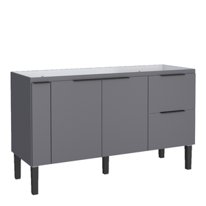 Gabinete de Cozinha 144cm Cisne Cinza Cozimax - 102374