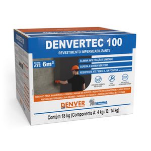 Impermeabilizante Semi-Flexível Cimentício Denvertec 100 18kg Denver - 104077