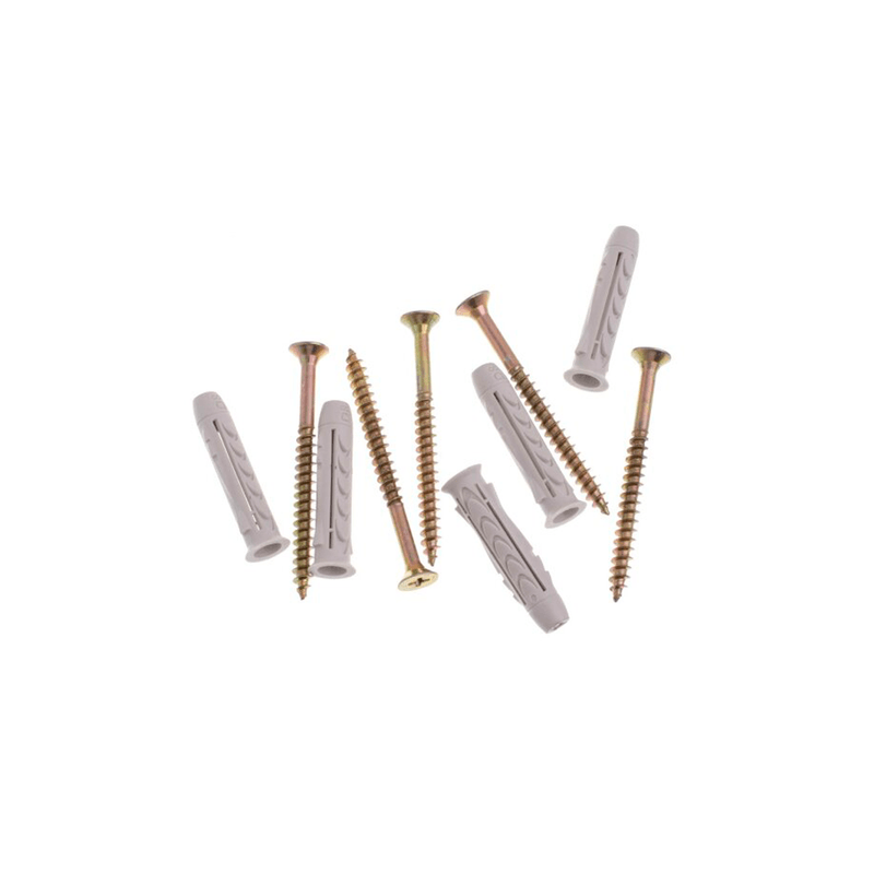 Bucha Shark 8mm Com Parafuso Cabeça Chata 3162 5 Unidades Bemfixa