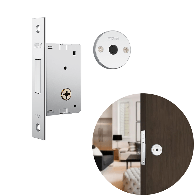Trava Auxiliar 1001 Cromado Espelho de Inox Stam - Village Home Center