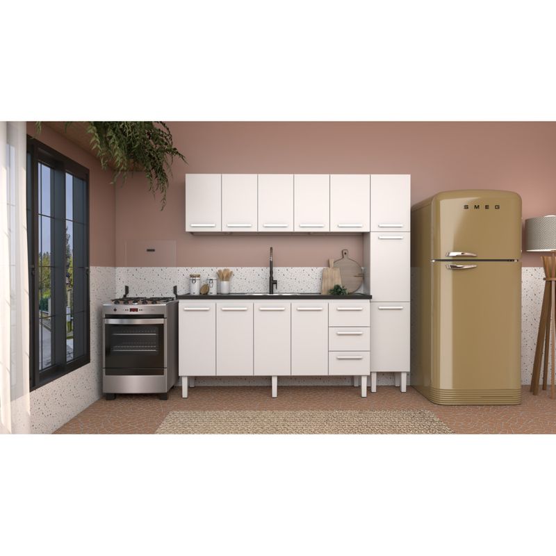 Gabinete para Cozinha Aço Vênus Flat 1,74cm Branco Cozimax